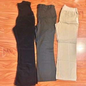 3 Large Maternity Pants Lot